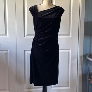Lauren Ralph Lauren Black Velvet Dress